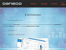 Tablet Screenshot of daneco.ch